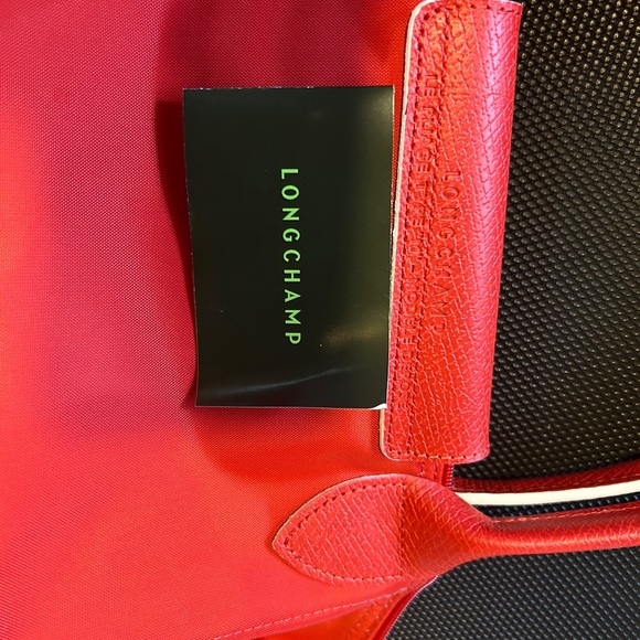 Red Longchamp Tote - Picture 4 of 5